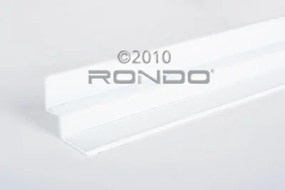 Rondo Duo 7 Alum Shadowline Wall Angle 3.6m White